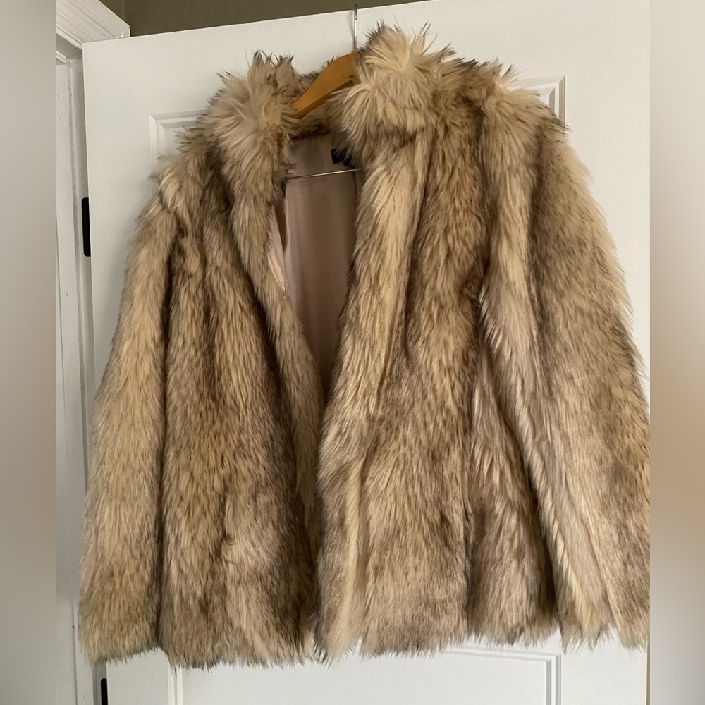 Topshop Faux Fur Jacket